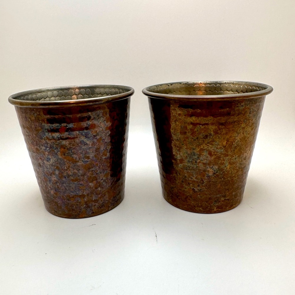 Williams Sonoma Copper cups set of 2